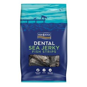 FISH4DOGS Dentálne maškrty pre psov morská ryba - prúžky 500g