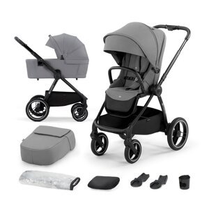 KINDERKRAFT Kočík kombinovaný Nea 2v1 Platinum Grey, Premium