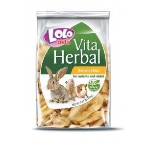 LOLOPETS LO pamlsok pre hlodavce 150g - vlocky