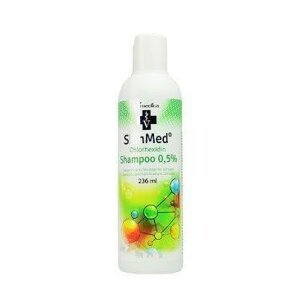 SkinMed Chlorhexidine Shampoo 0,5% koncentrovaný antimikrobiálny šampón pre psy, mačky a kone 236ml