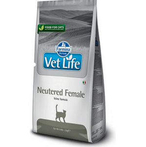 Farmina Vet Life cat neutered female granule pre kastrované mačky 2kg