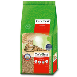 Podstielka pre zvieratá CATS BEST Öko plus 17,2kg  (40L)