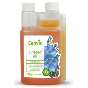 Olej Canvit Linseed Oil ľanový olej pre psy 250ml