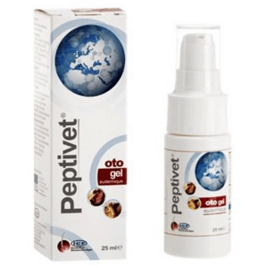 Peptivet Oto gel ušný gel pre psy a mačky 25ml