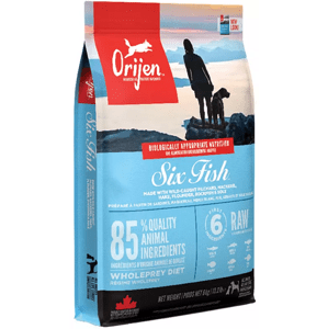 ORIJEN Dog 6 Fish Dry granule pre psy 11,4kg