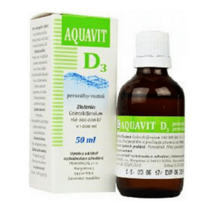 Aquavit D3 vitamínový perorálny roztok pre zvieratá 50ml