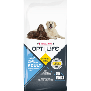 Versele Laga Opti Life dog Adult Light Medium & Maxi 12,5kg