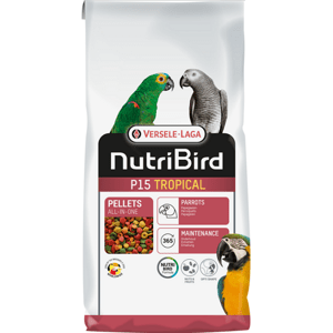 Versele Laga NutriBird P15 Tropical - pelety pre veľké papagáje 10kg