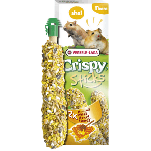 Maškrta Versele Laga Crispy Sticks škrečok/pieskomil - s medom 2ks 110g