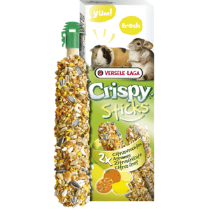 Maškrta Versele Laga Crispy Sticks morča/činčila - s citrusovým ovocím,  2ks 110g