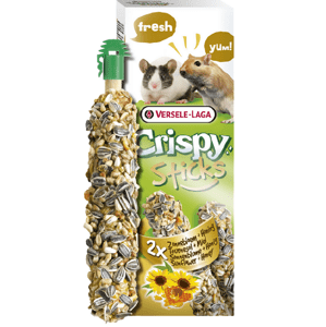 Maškrta Versele Laga Crispy Sticks Gerbils myš/pieskomil - slnečnica a med 2ks 110g