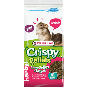 Versele Laga Crispy Pellets Chinchillas & Degus krmivo pre činčily a degu 1kg