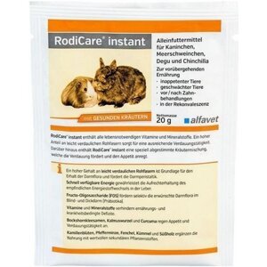 RodiCare instant doplnkové krmivo pre králiky a hlodavce 20g