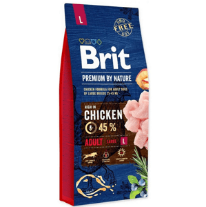 Brit Premium by Nature dog Adult L 15kg