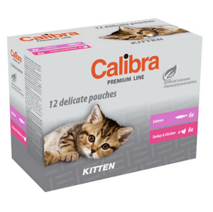 Calibra KAPSIČKA Premium cat Kitten Multipack 12x100g