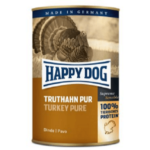 Happy Dog PREMIUM - Fleisch Pur - morčacie mäso konzerva pre psy 400g