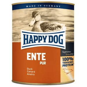 Happy Dog PREMIUM - Fleisch Pur - kačacie mäso konzerva pre psy 800g