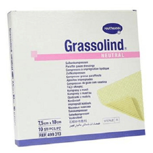 Kompres Grassolind Neutral impregnovaný 7,5 x 10 cm/10ks