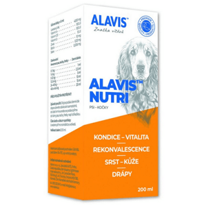 ALAVIS Nutri - lososový olej pre psy, mačky a fretky 200ml