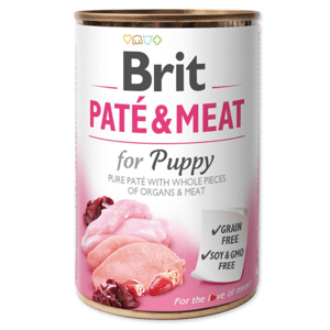 Brit Paté & Meat Puppy 400g konzerva