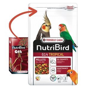 Versele Laga NutriBird G14 Tropical - pre stredne veľké papagáje 1kg