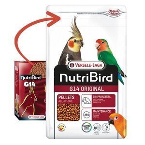 Versele Laga NutriBird G14 Original - pre stredne veľké papagáje 1kg