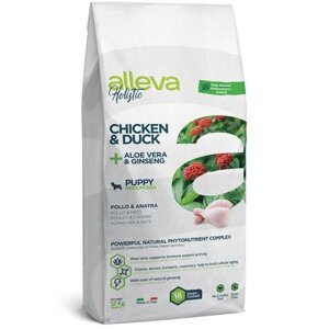 Alleva HOLISTIC dog puppy & junior medium chicken 12kg