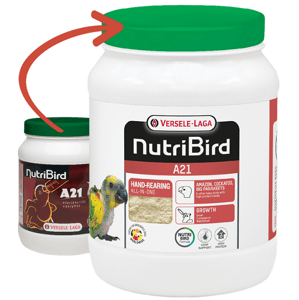 Versele Laga NutriBird A21 - dokrmovacia zmes s nižším obsahom tuku pre papagáje 800g