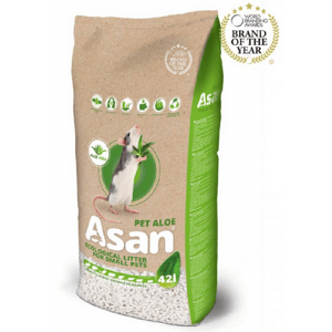 Podstielka ASAN hlodavce Pet Aloe 42L (8kg)