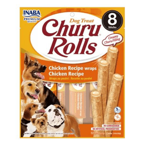 Maškrta Inaba Churu Rolls pre psy Kura 6x8ks 576g