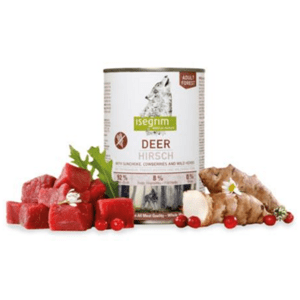 ISEGRIM dog Adult Deer with Sunchoke, Cowberries & Wild Herbs konzervy pre psy 6x400g