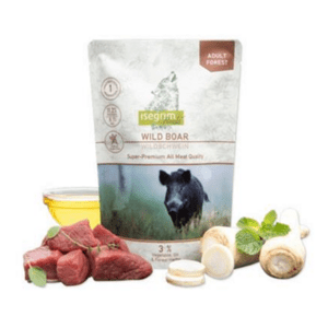 ISEGRIM dog Monoprotein Isegrim Roots, Wild Boar kapsičky pre psy 7x410g