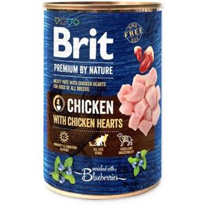 Brit Premium by Nature dog Chicken with Hearts konzervy pre psy 6x400g