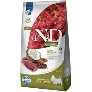 Farmina N&D dog QUINOA (GF) adult mini, skin & coat, duck & coconut granule pre psy 7kg