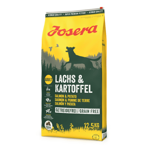 Josera Dog Salmon&Potato GF granule lososom a zemiakmi pre dospelé psy 12,5kg