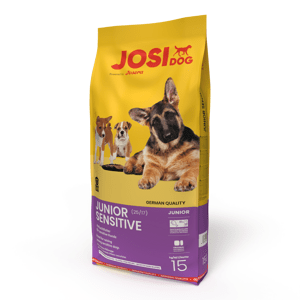 JosiDog Junior Sensitive granule pre dospievajúce psy s citlivým trávením 15kg