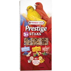 Versele Laga Prestige Sticks Canaries Triple Variety Pack- 3 tyčinky s rôznymi príchuťami pre kanáriky 90g