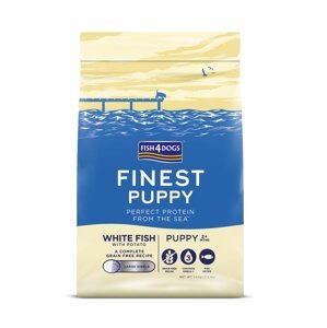 FISH4DOGS Granule veľké pre šteniatka Finest biela ryba so zemiakmi 1,5kg, 2m+