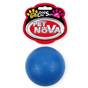 Pet Nova RUB BALL S BLUE hračka pre psy 5cm