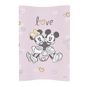 CEBA Podložka prebaľovacia mäkká COSY 50x70 Disney Minnie&Mickey Pink