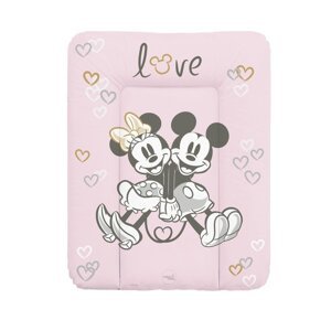 CEBA Podložka prebaľovacia mäkká na komodu 50x70 Disney Minnie & Mickey Pink