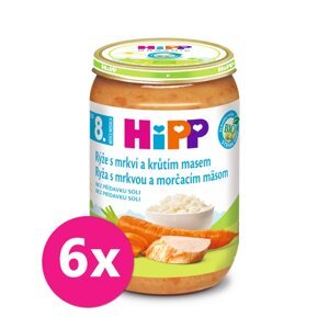 6x HiPP Ryža s mrkvou a morčacím mäsom (220 g) - mäsovo-zeleninový príkrm