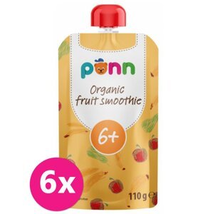 6x SALVEST Põnn BIO Ovocné smoothie s ananásom (110 g)