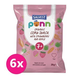 6x SALVEST Põnn BIO Chrumky jahodové 20 g