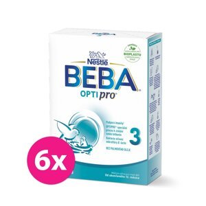 6x BEBA OPTIPRO® 3 Mlieko batoľacie, 500 g​