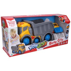 WIKY Kiddy Auto sklápací s efektmi 31 cm buldozér 18m+