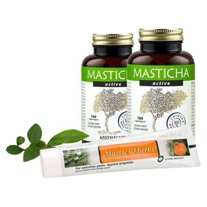 2x Masticha Original + zubná pasta, Apothecary, s.r.o., 45g, 200ks